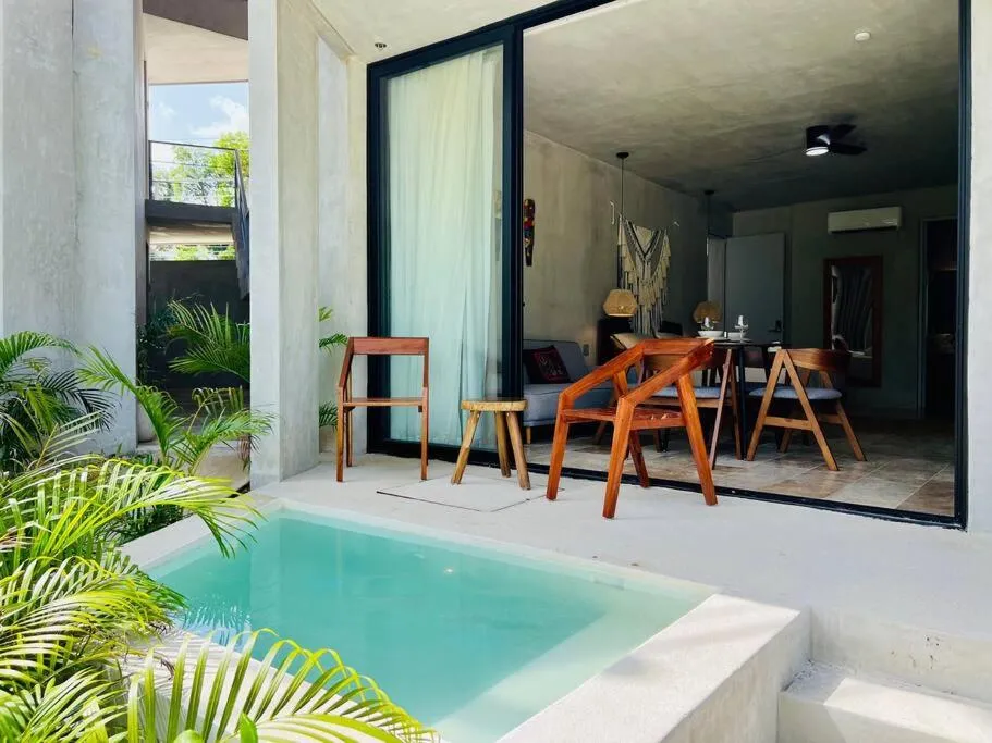 Image of 601 Seremonia Selva Private Pool New Apartment King Bed Wifi