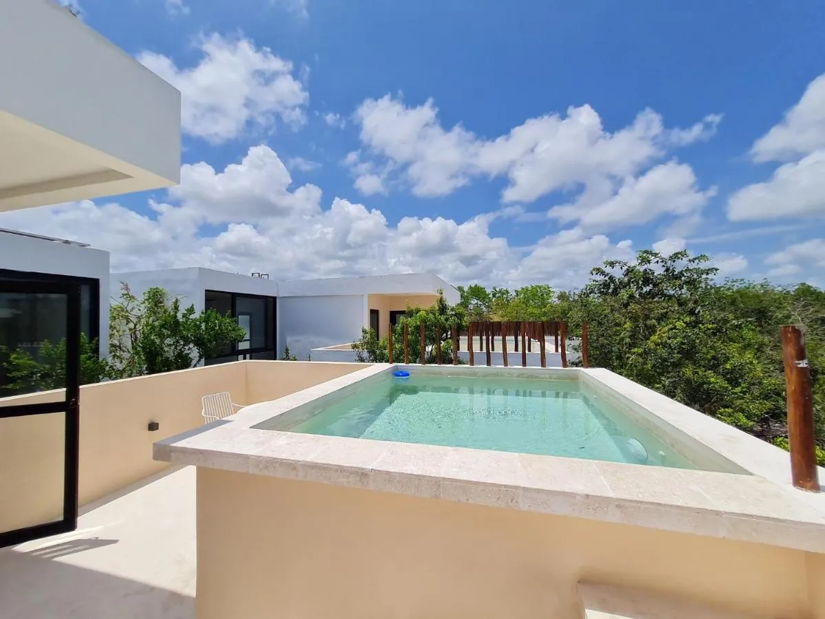 Image 4 of Amazing & Modern Mexican House in Tulum-Pool-GYM By Yeah