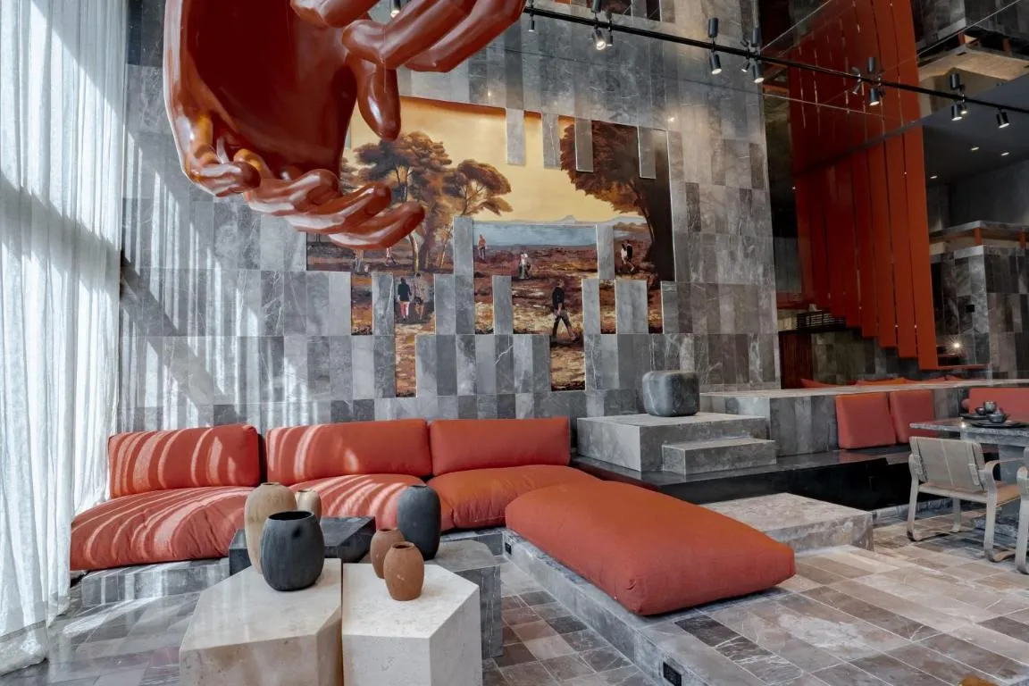 Image of Barneys New York Luxury Orange Condo
