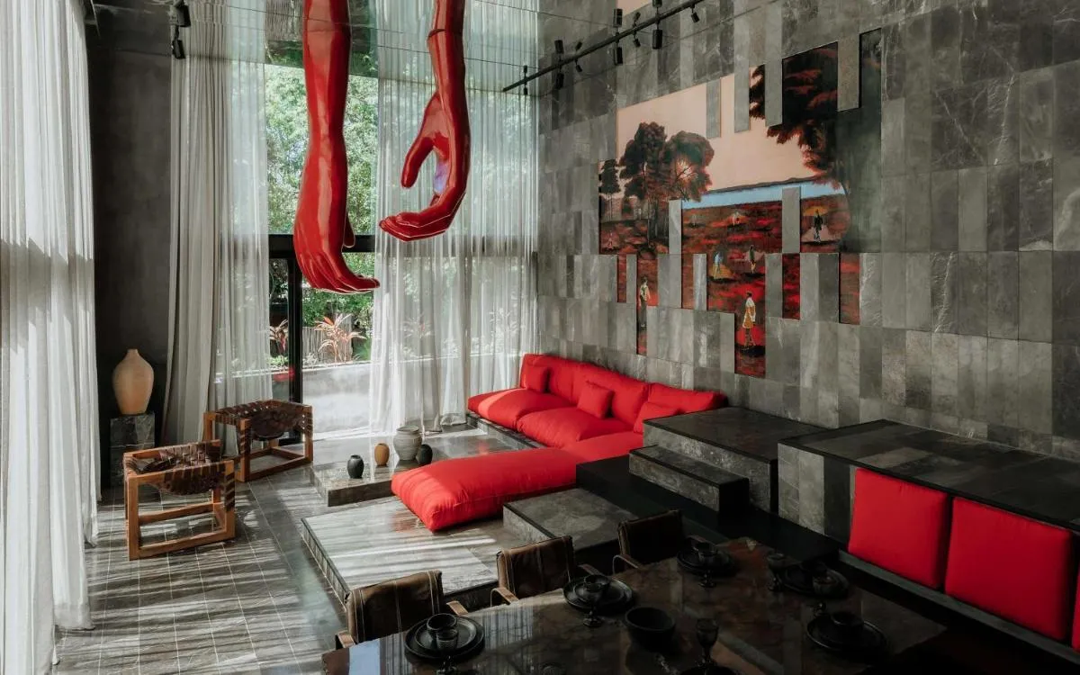 Image of Barneys New York Luxury Red Condo