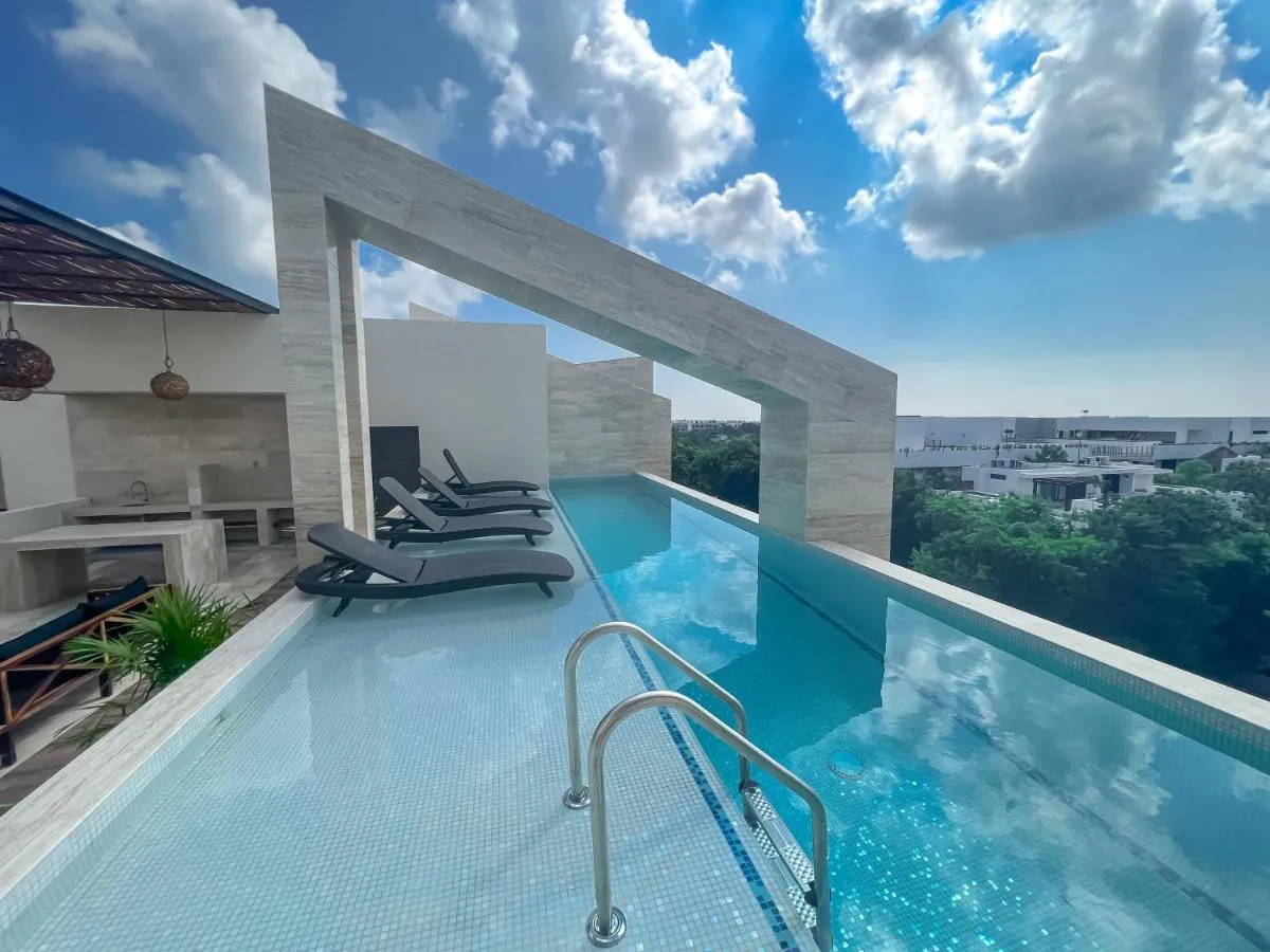 Image 3 of Brand New Tulum Luxury 2bd 2bath Condo with Rooftop Pool
