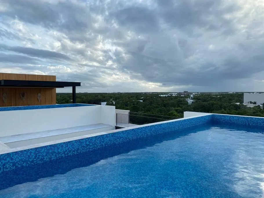 Image of Depa de 1BR Aldea Zama con piscina en roof I GT