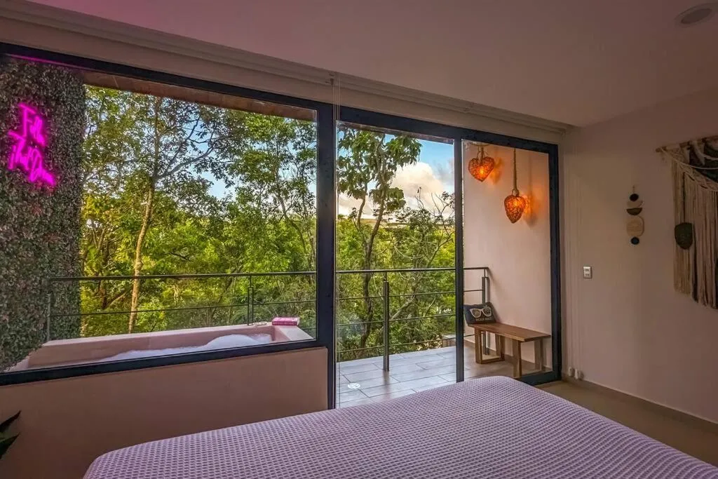 Image 1 of Frida’s Artsy Condo with own mural, outdoor tub & rooftop pool