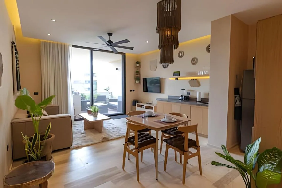 Image 4 of Full Apartment with Private Pool, Roof Garden, BBQ, Wifi, 2 Beds