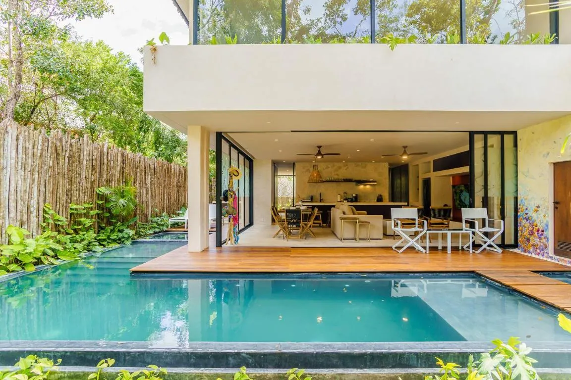 Image of Gorgeous Flowy Space with Wrap-around Private Pool