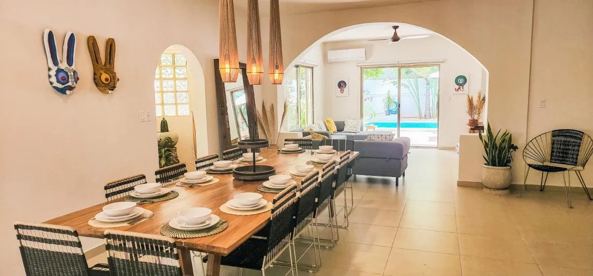 Image 2 of Gorgeous Villa in Aldea Zama with beach club access