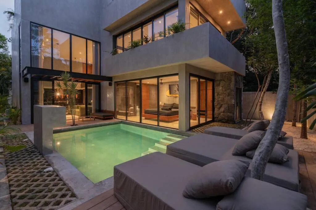 Image of Luxury 3BR House Rooftop Pool in Prime Tulum Area