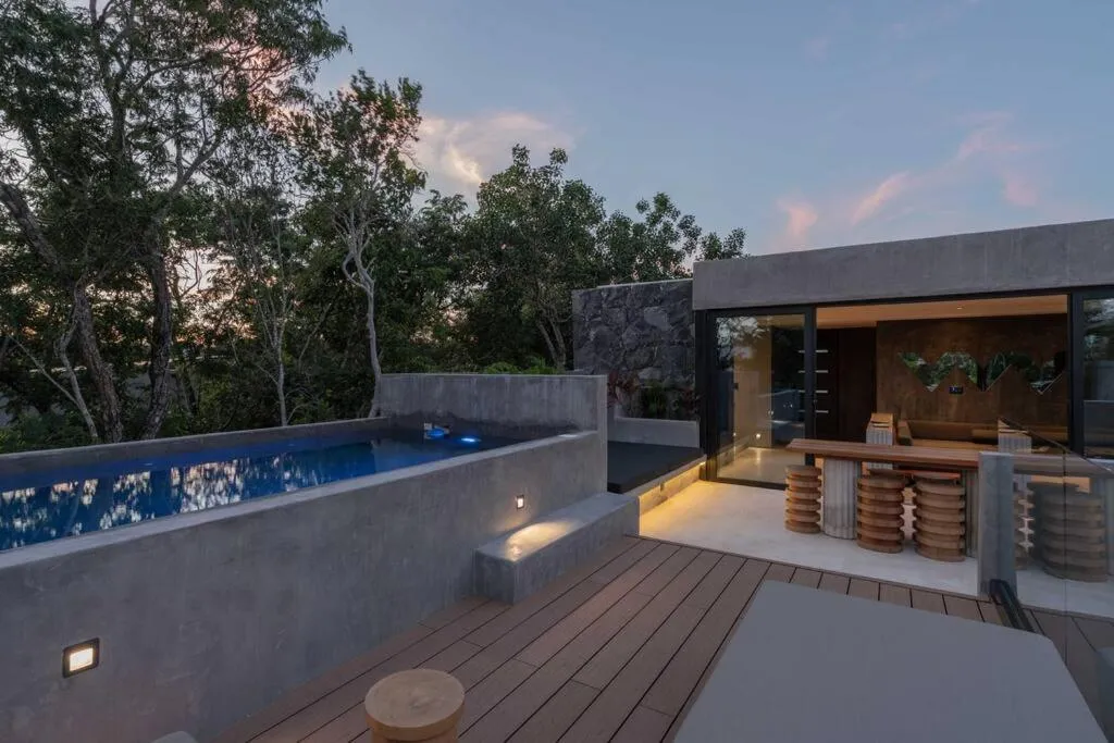 Image 2 of Luxury 3BR House Rooftop Pool in Prime Tulum Area