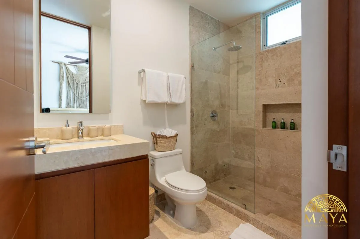 Image 2 of NHOA 207A Lux 2BR Condo Pool View in Aldea Zama