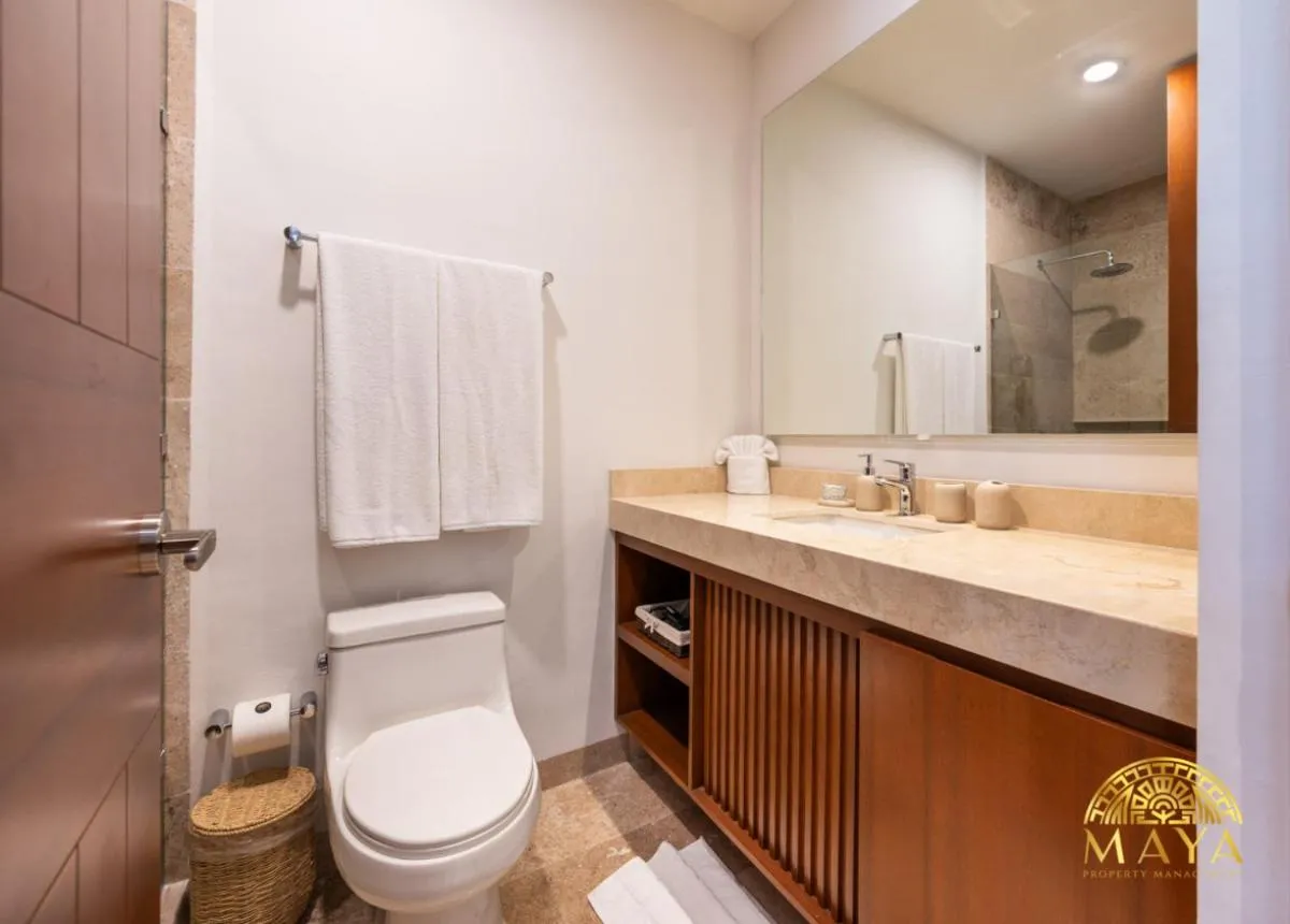 Image 2 of NHOA 209B Lux 1BR Condo Pool View in Aldea Zama