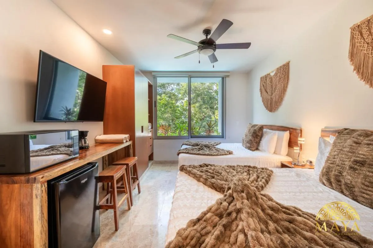 Image 3 of NHOA 211A Lux 2BR Condo Pool View in Aldea Zama