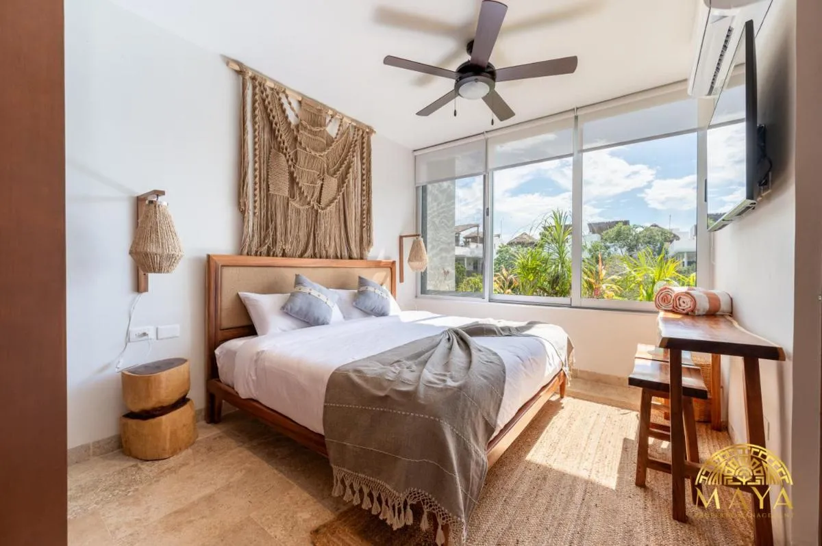 Image 1 of NHOA 305A Lux 2BR Condo Pool View in Aldea Zama