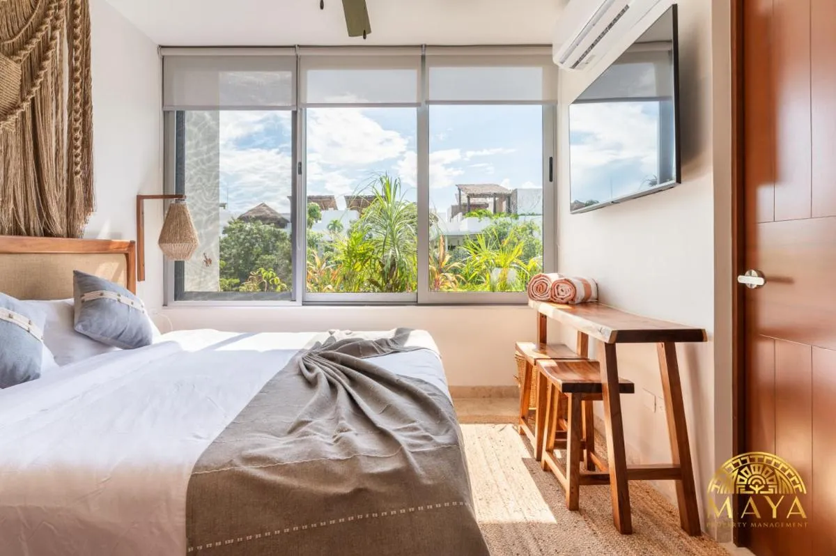 Image 6 of NHOA 305A Lux 2BR Condo Pool View in Aldea Zama