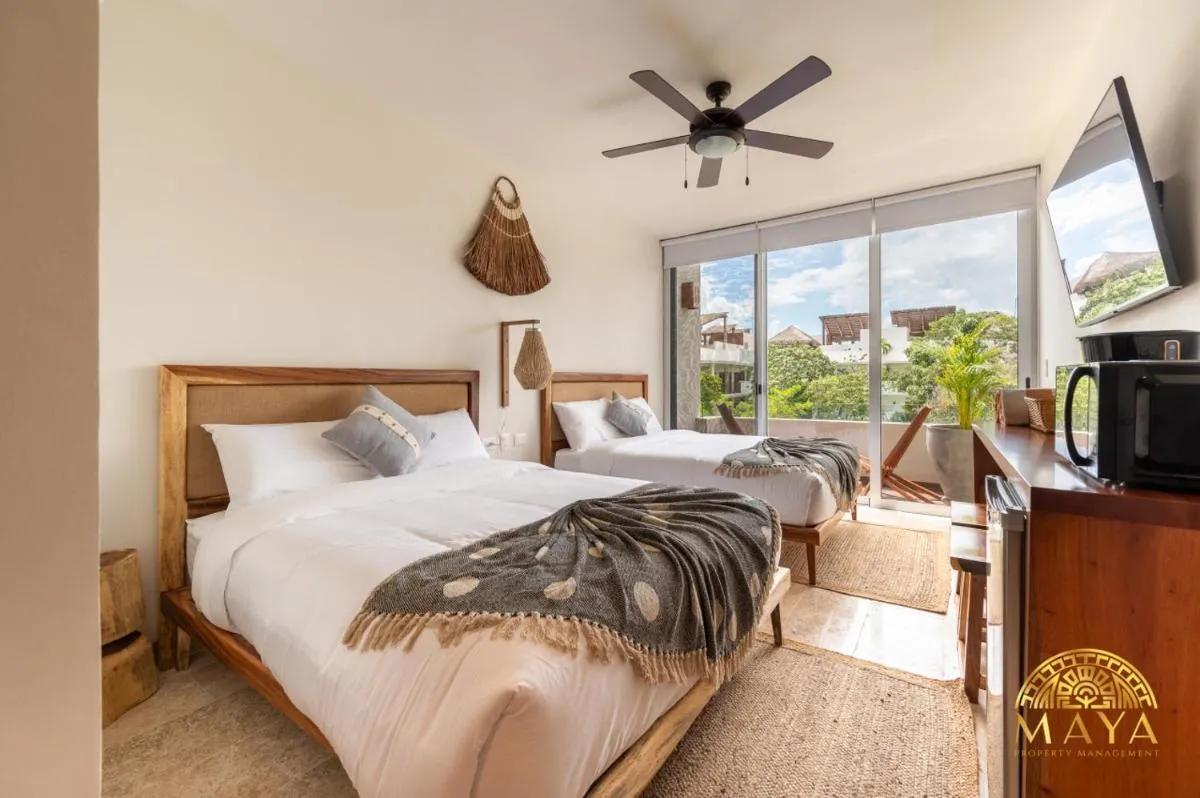 Image 5 of NHOA 305A Lux 2BR Condo Pool View in Aldea Zama