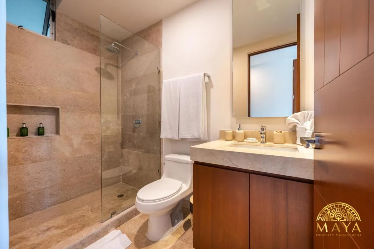 Image 2 of NHOA 305A Lux 2BR Condo Pool View in Aldea Zama