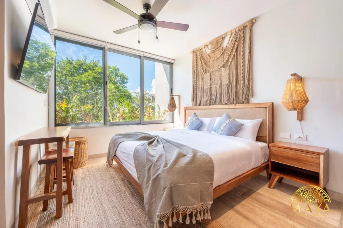 Image 1 of NHOA 307B Lux 1BR Condo Pool View in Aldea Zama