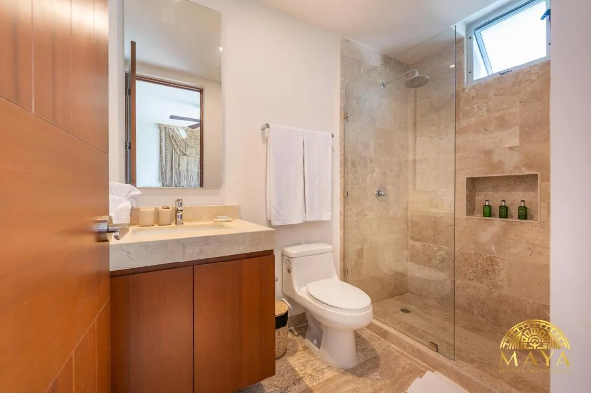 Image 2 of NHOA 307B Lux 1BR Condo Pool View in Aldea Zama