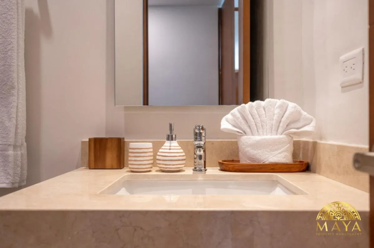 Image 2 of NHOA 309C Lux 1BR Condo Pool View in Aldea Zama