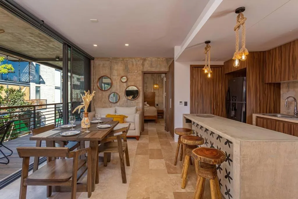 Image of New Stylish 2-bedroom Gym, cenote and pools