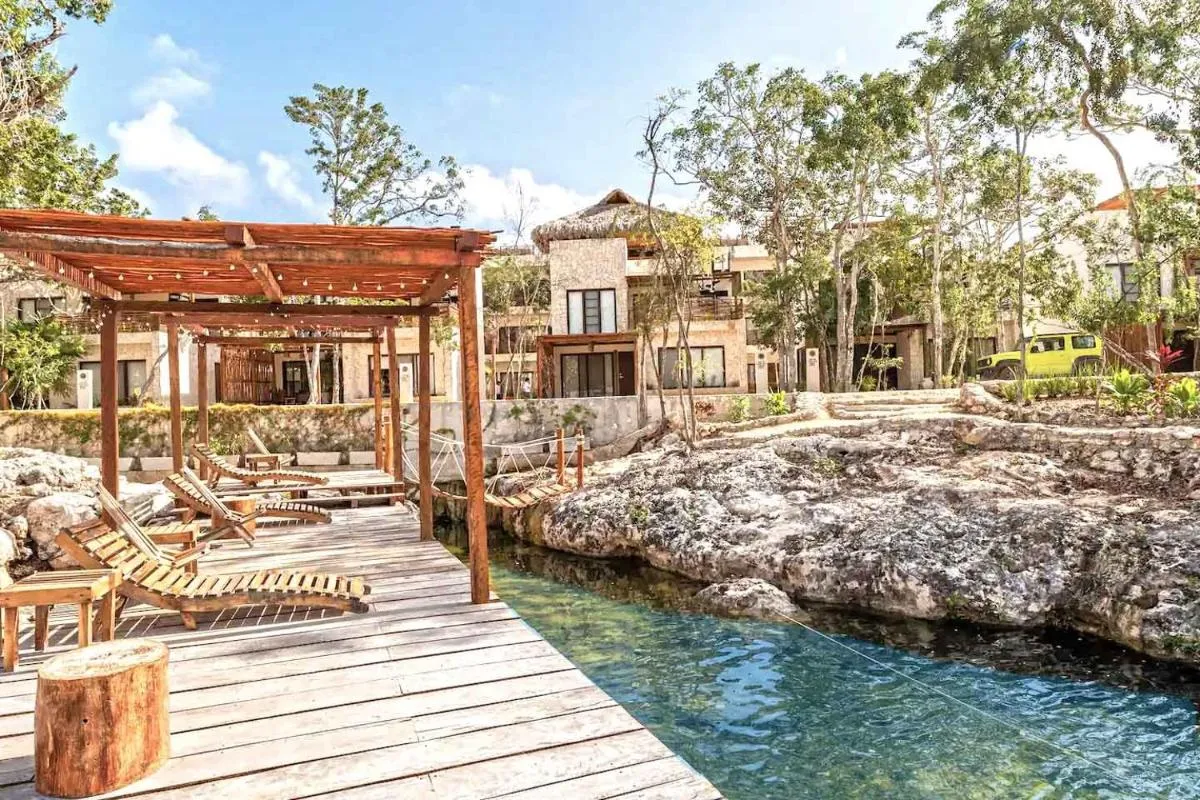 Image 6 of RELAX TULUM APARTMENT, huge 4000 ft rooftop with pools, BBQ, and jungle view