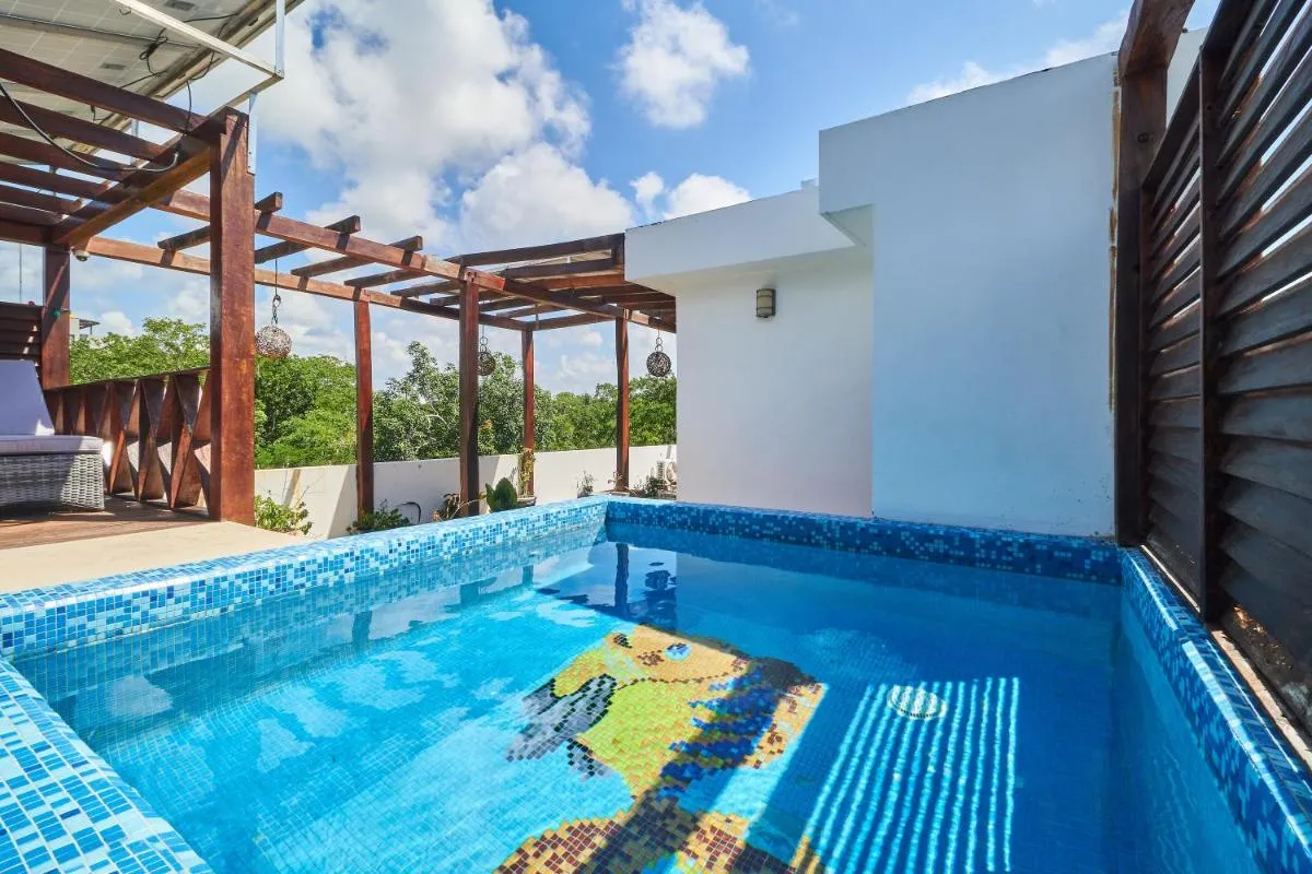 Image 3 of Relájate en un Oasis Privado en Tulum, con Piscina y Terraza Exclusiva, 3 Habitaciones 3 Baños