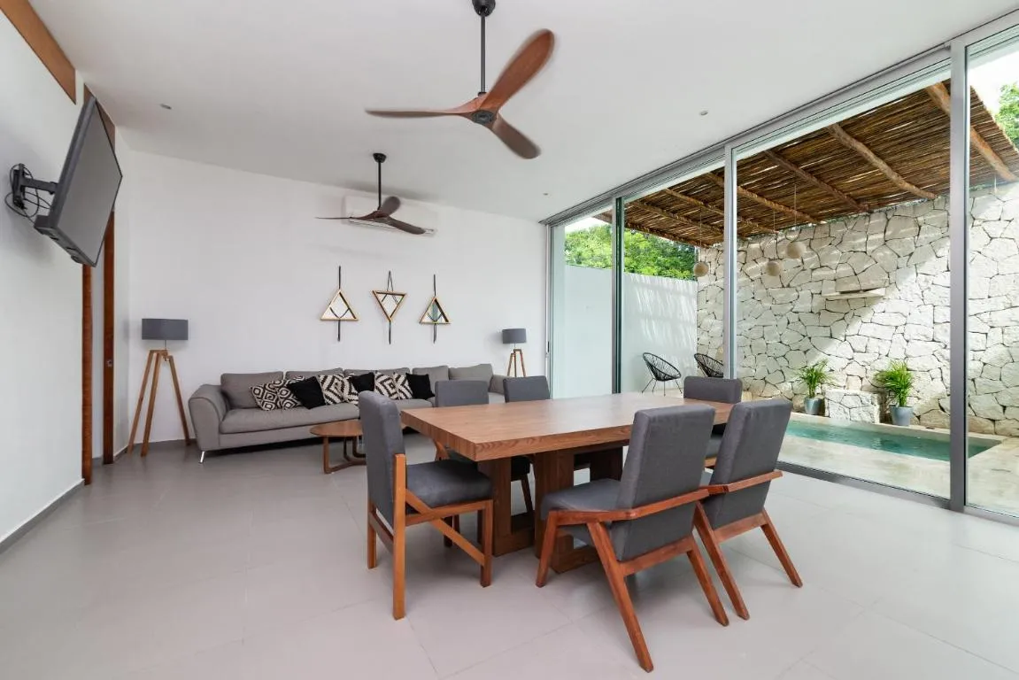 Image of Relaxing 2 bedroom apartement in the center of tulum with private pool and terrace