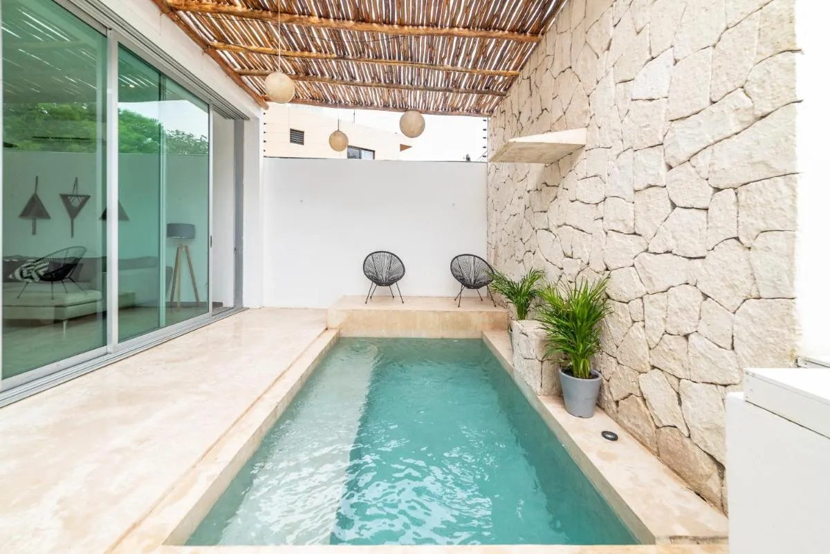 Image 3 of Relaxing 2 bedroom apartement in the center of tulum with private pool and terrace