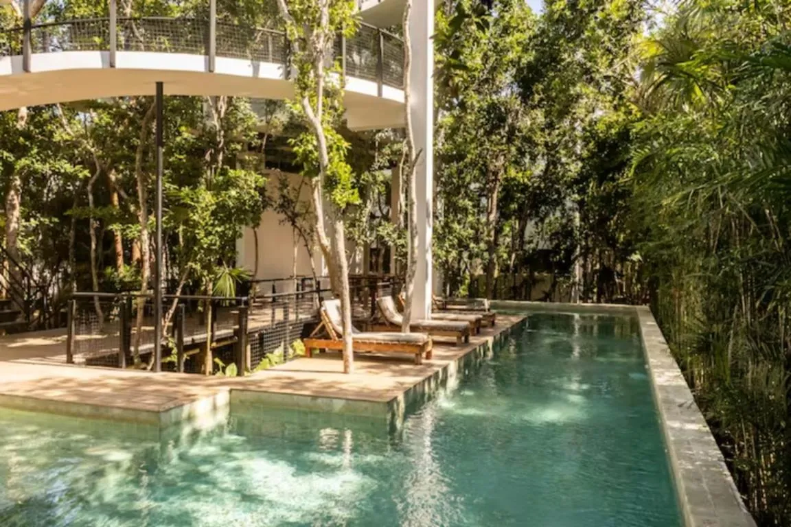 Image of Stunning Jungle House in Tulum TH15 Gym BBQ Private pool