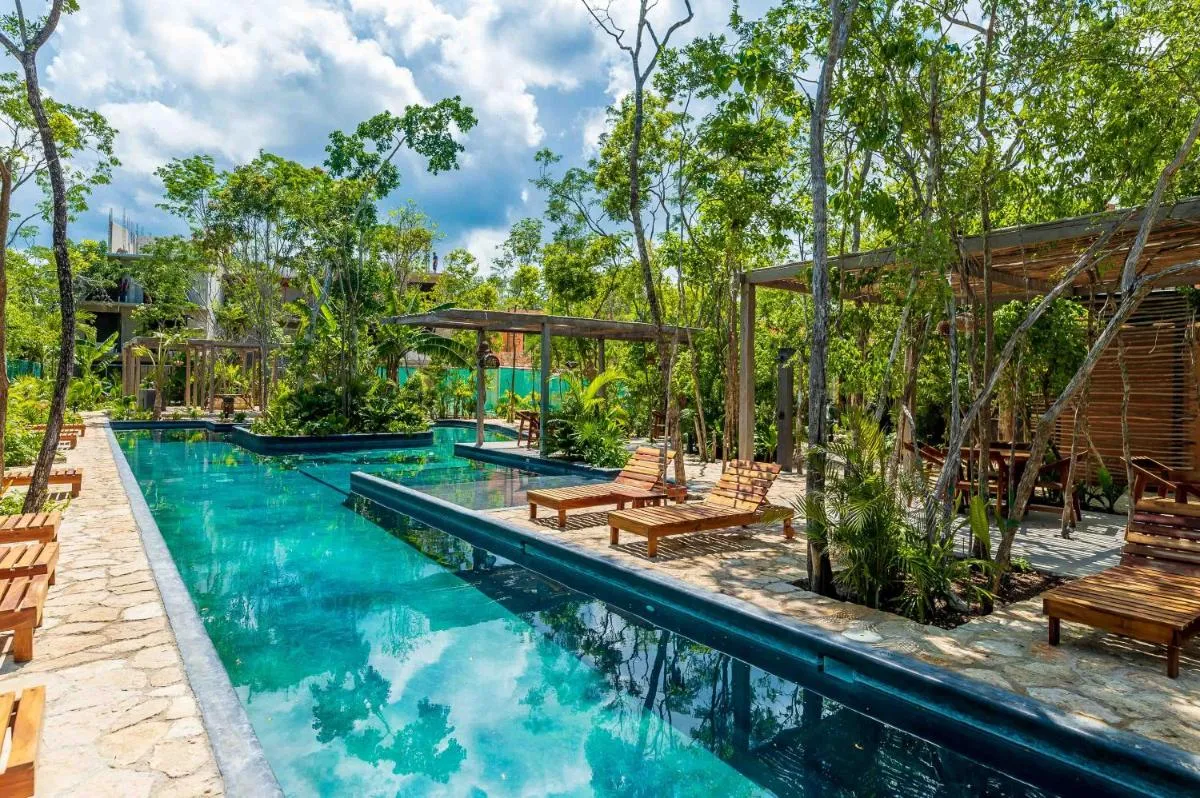 Image 3 of Superb 1BR in Tulum Jungle with Incredible Pool and Gym