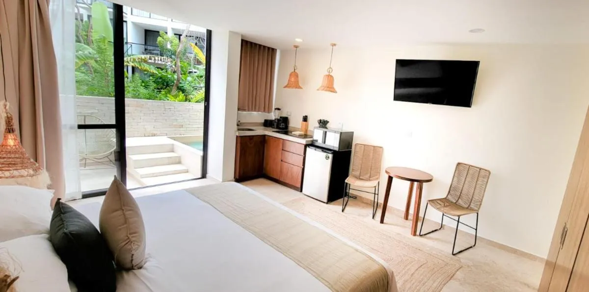 Image 2 of The Waves Tulum Intimate studio apartment with private plunge pool