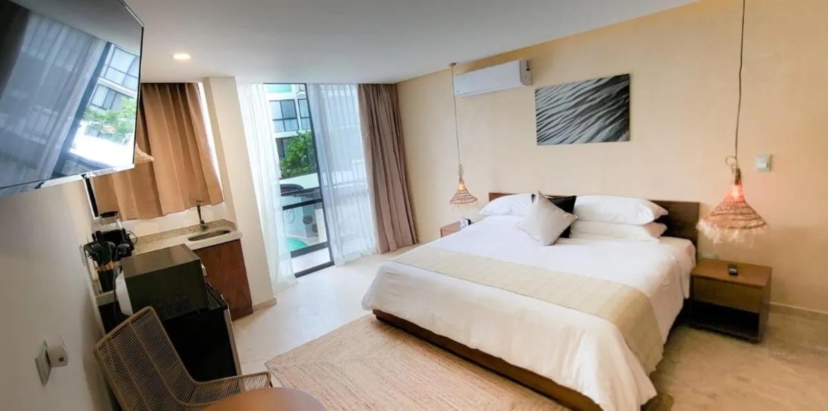 Image 1 of The Waves Tulum Secluded studio apartment with balcony