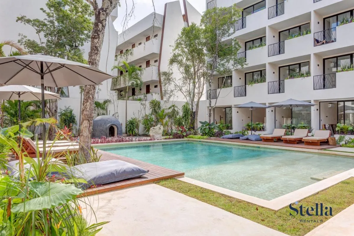 Image 1 of Xibalba Luxe community with pool and gym 5Min to Beach