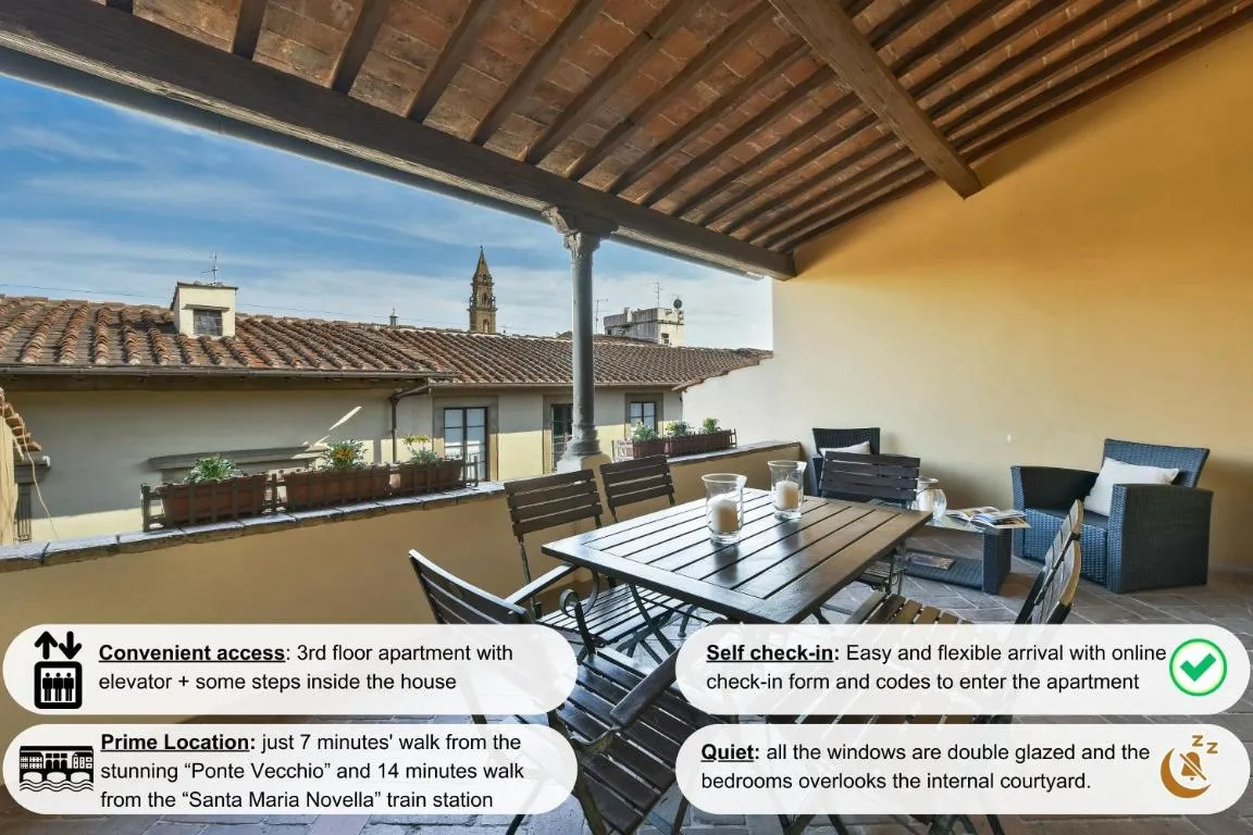 Image of Buonarroti big apartment with terrace in Oltrarno