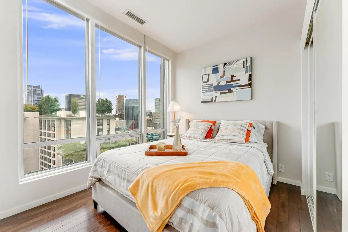 Image 4 of City Lights from Every Room Gorgeous Two Bedroom Apartment