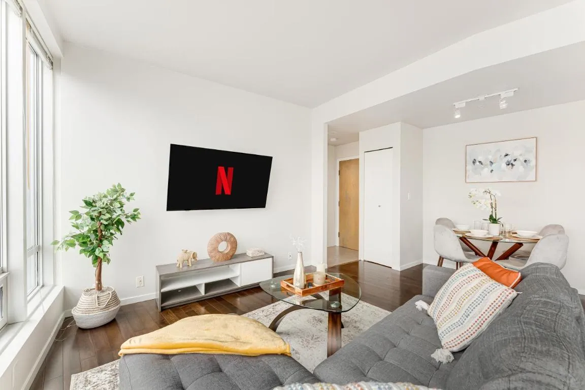 Image of City Lights from Every Room Gorgeous Two Bedroom Apartment
