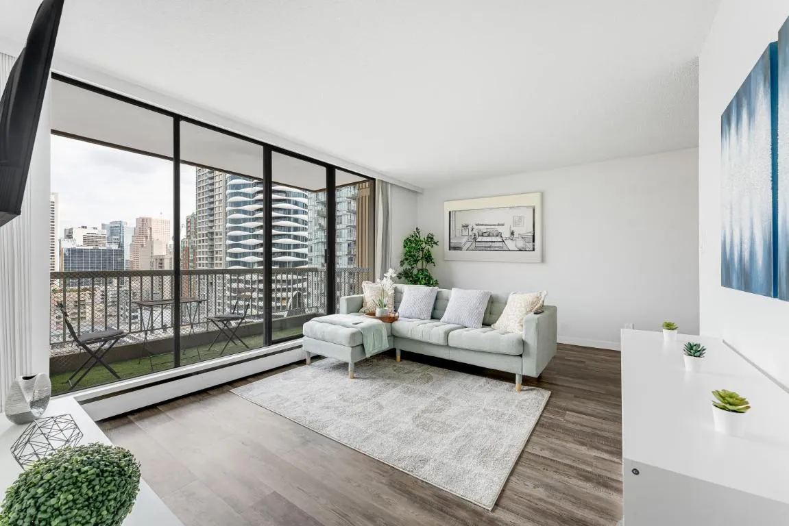 Image of Premium Two Bedroom Apartment Offering Iconic Views of the Vibrant City Landscape