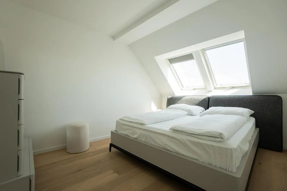 Modern two-bedroom apartment on a rooftop