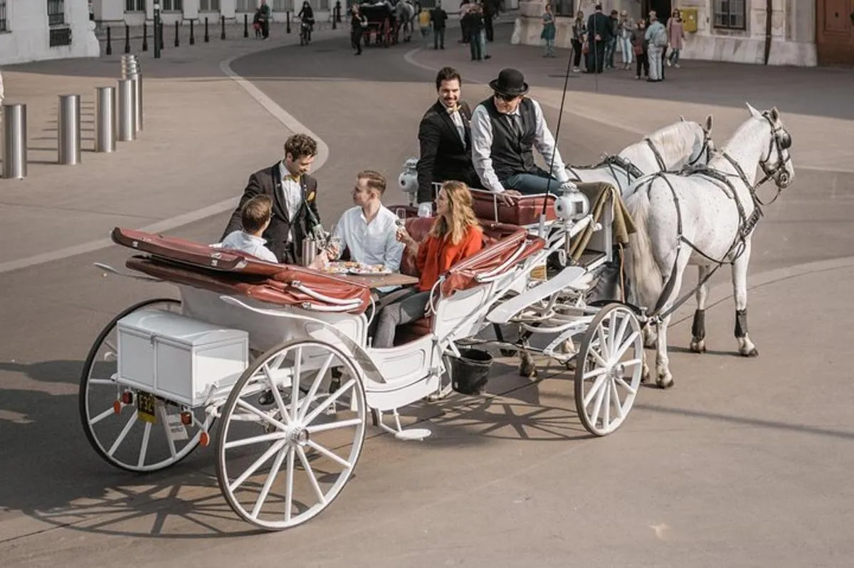 Image 1 of Vienna Horse-Drawn Carriage Ride with Sparkling Wine and Food