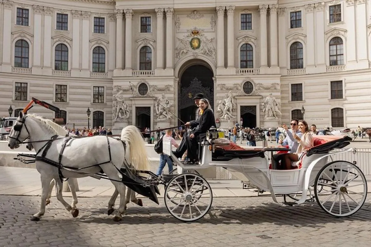 Image 2 of Vienna Horse-Drawn Carriage Ride with Sparkling Wine and Food