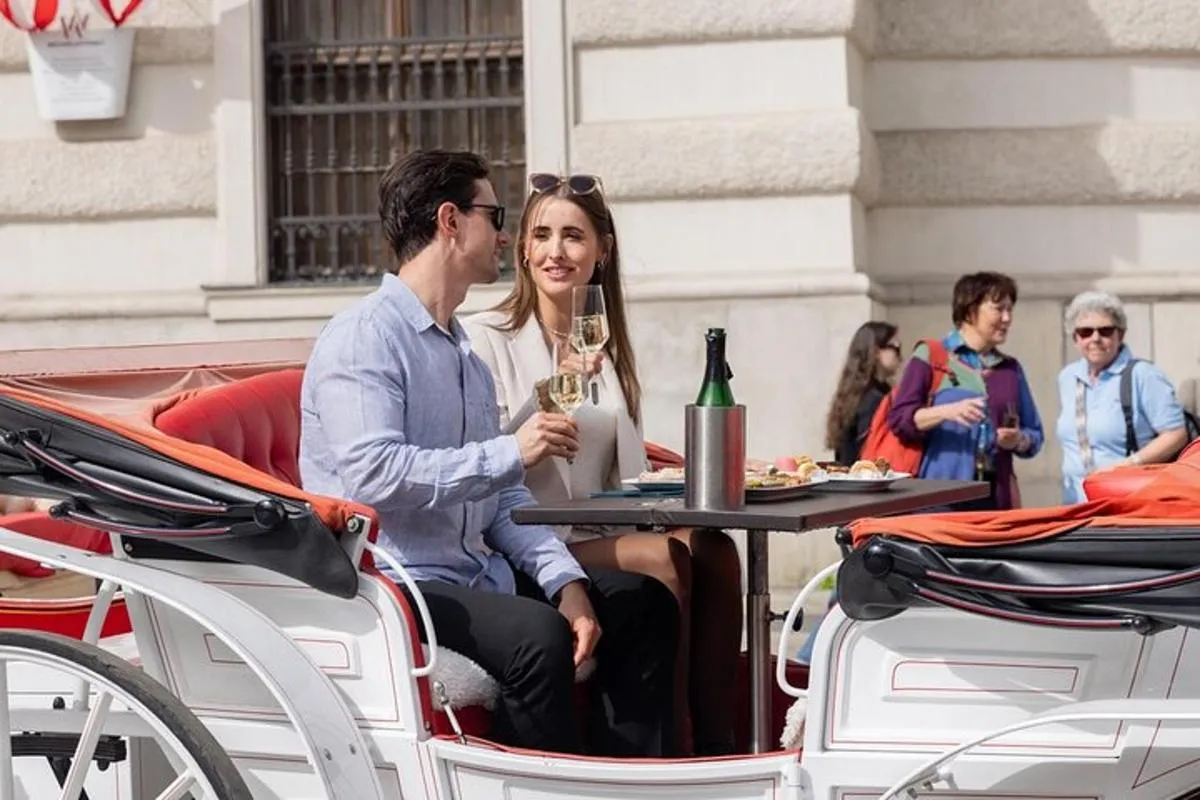 Image 4 of Vienna Horse-Drawn Carriage Ride with Sparkling Wine and Food