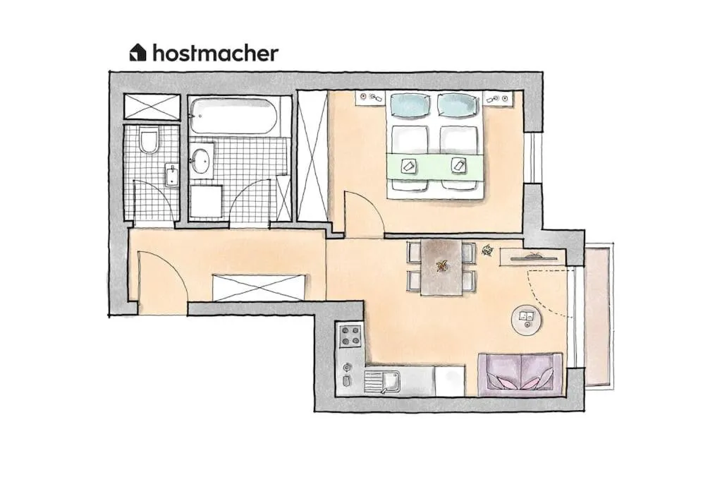 HM • 1BR Excellence, Fast to Centre - 3