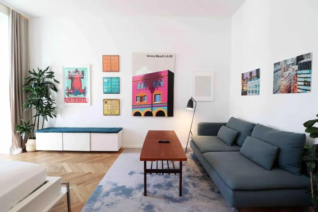 Smart Apt mit Balkon am Augarten park Nähe Zentrum