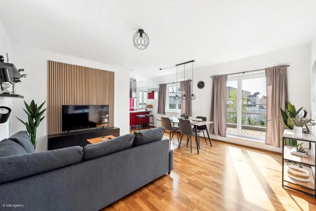 Bernhards Apartment Stadthalle – Klima & Terrasse
