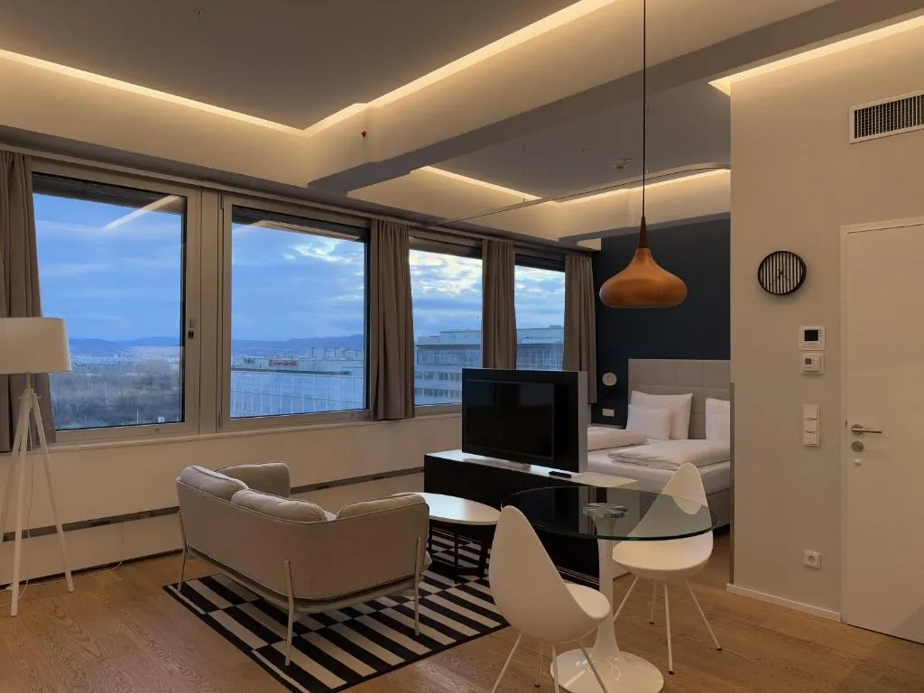 Luxury City Apartment with Skyline View
