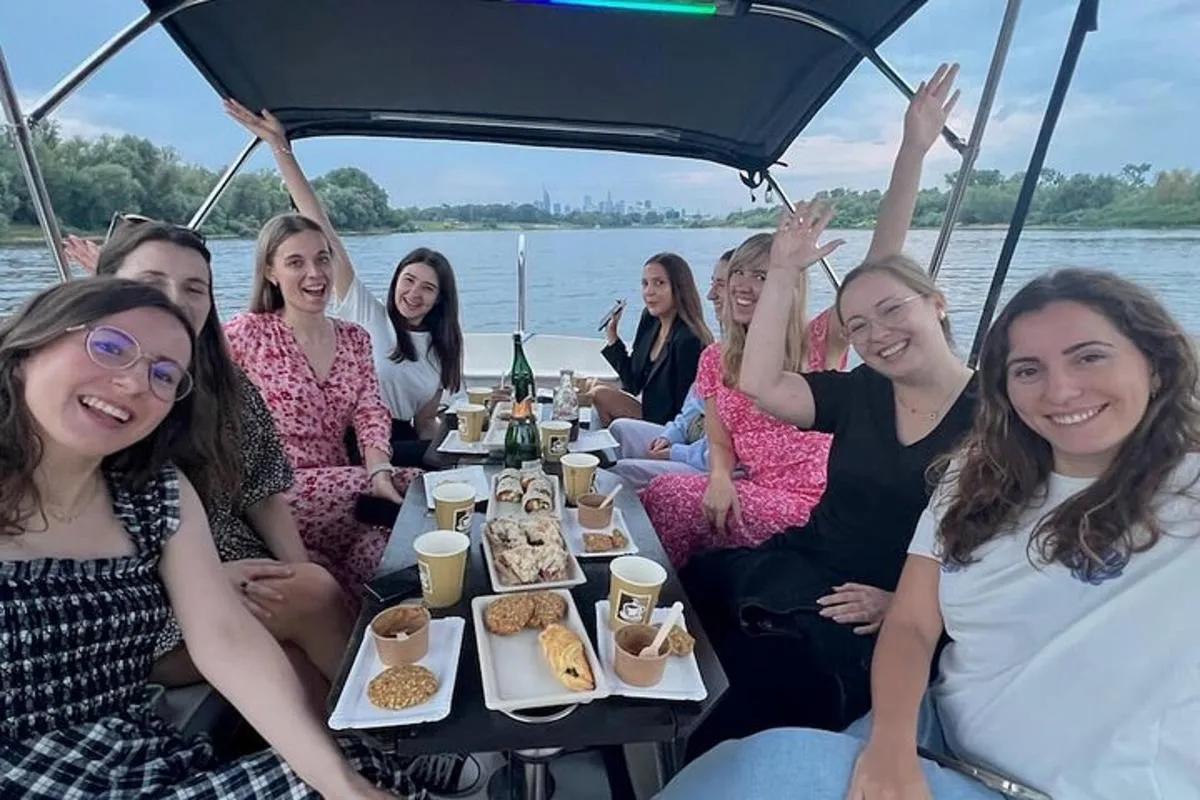 Image 2 of Warsaw: Vistula River Cruise with Your Music & City Views