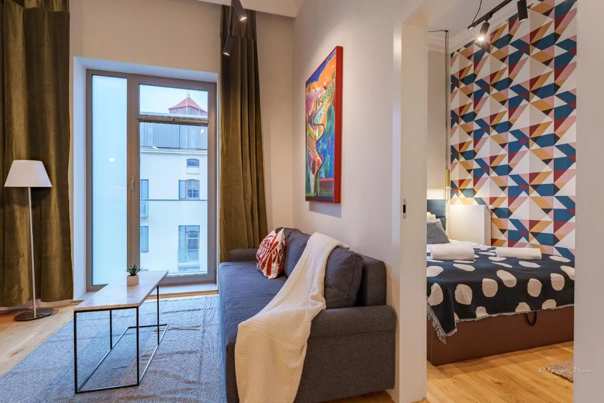 Image 1 of Apartament AleMłyn – na wyspie Słodowej, z balkonem i pięknym widokiem- SpaceApart