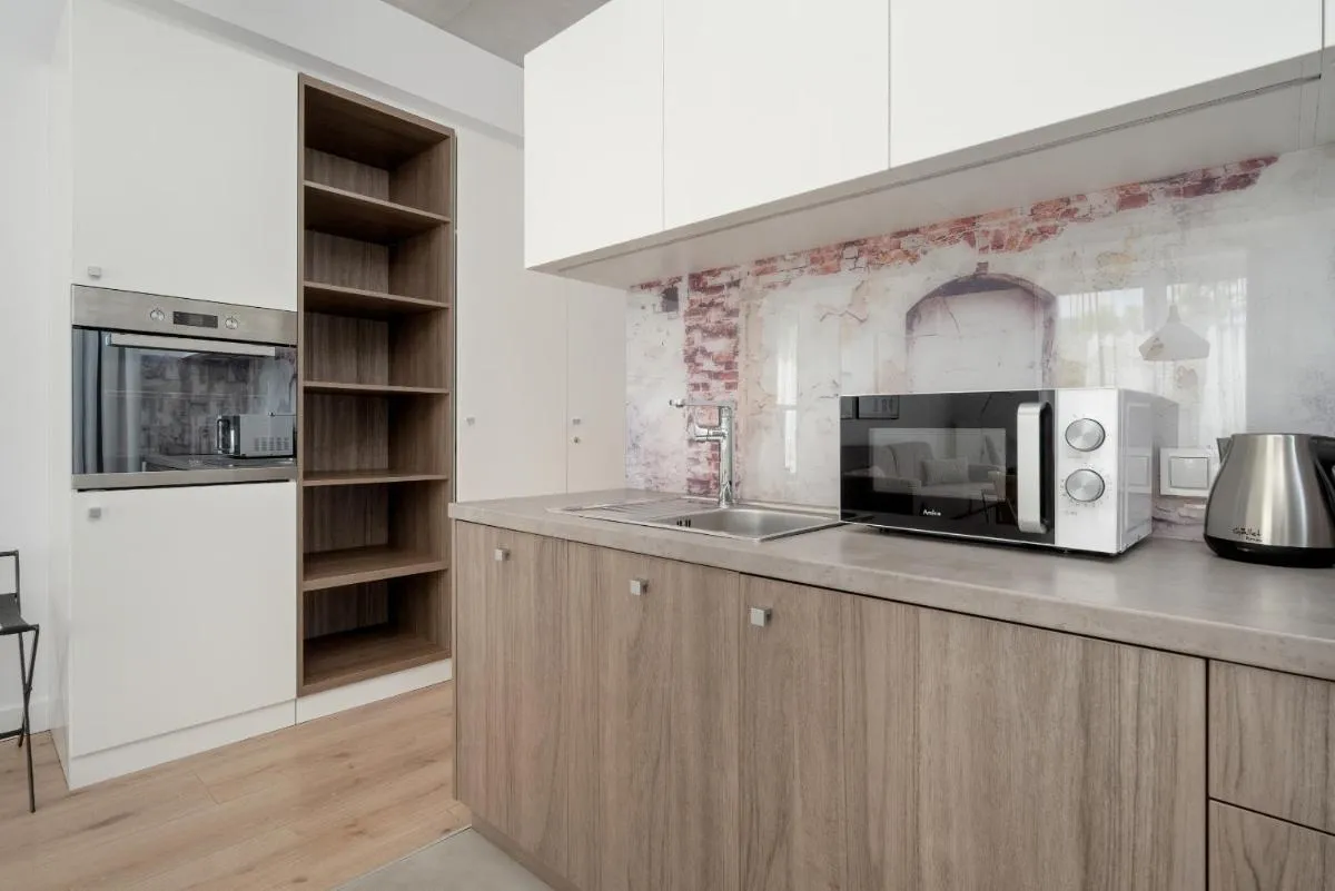 Image 3 of Beautiful White – Beige Apartment with Balcony in Wrocław by Noclegi Renters