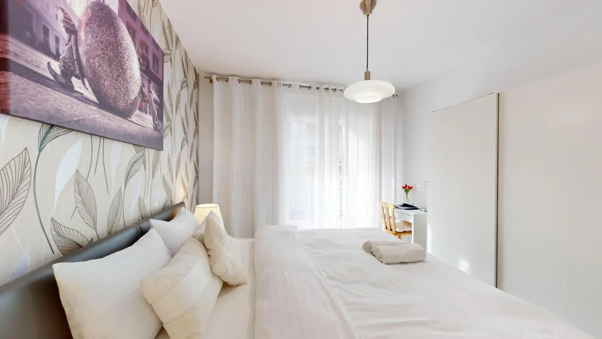 Image 2 of Family House by the River Odra -PANORAMIC TERRACE – 3Room Apartment with 2 separate bedrooms and 2 balconies by WroApart-PL- Perfect for Family & Business Stays