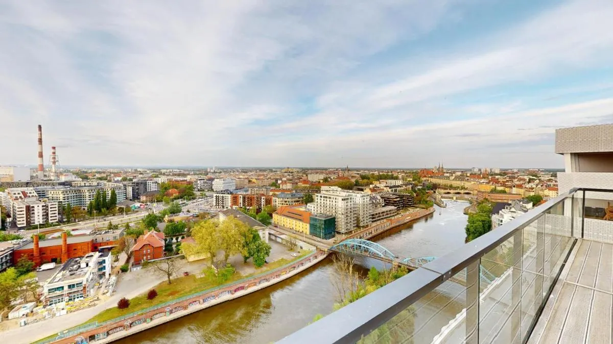 Image 5 of Family House by the River Odra -PANORAMIC TERRACE – 3Room Apartment with 2 separate bedrooms and 2 balconies by WroApart-PL- Perfect for Family & Business Stays