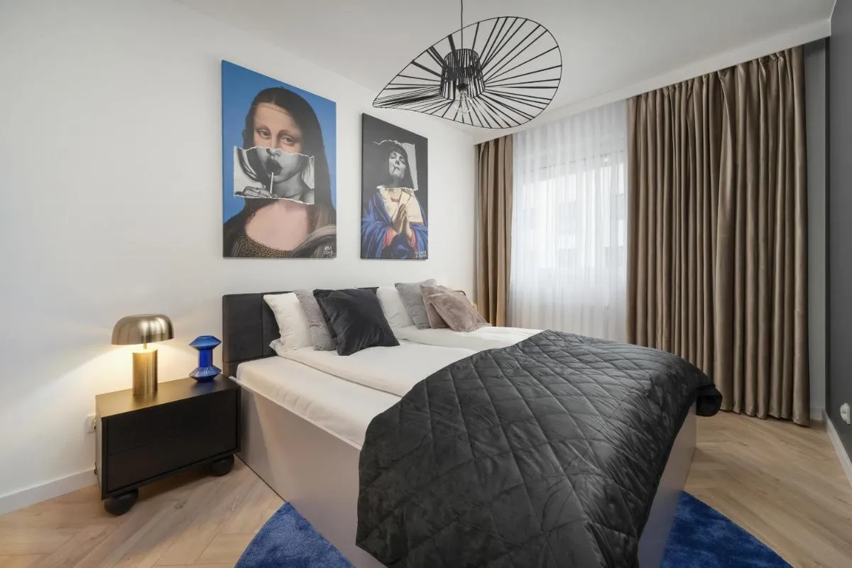 Image 1 of Gwiaździsta Elegant Apartment for 6 Guests with Balcony & Parking by Noclegi Renters